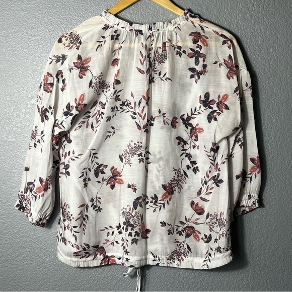 Fred David Floral Blouse Size Medium - Picture 4 of 11